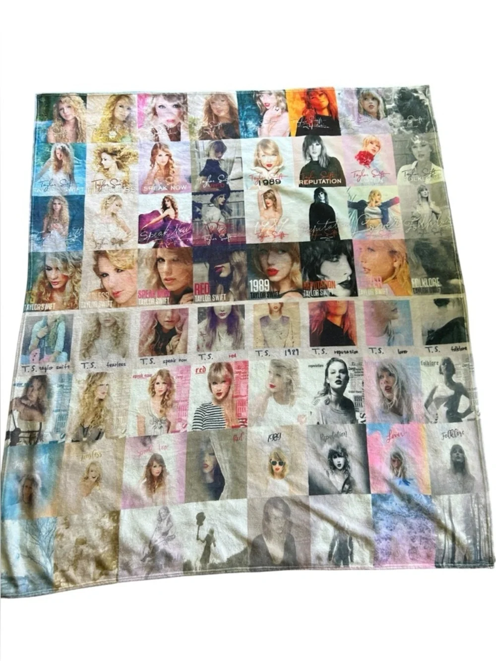 Taylor Swift Album Cover Blanket
